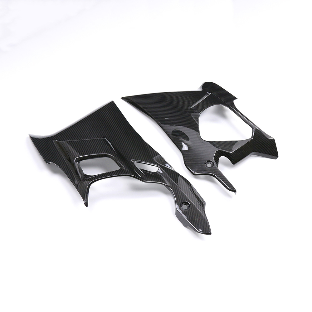 Suitable for new YAMAHA YAMAHA R3 lower spoiler carbon fiber shell motorcycle accessories lower large side plate