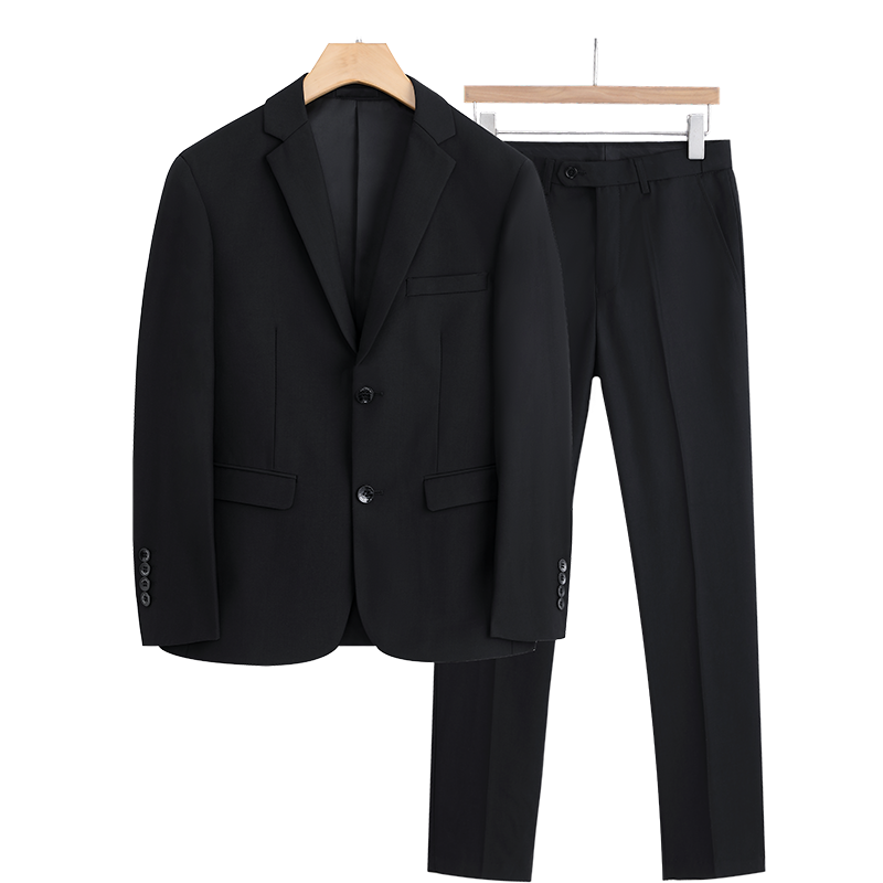 罗蒙西服套装男士韩版修身外套新郎结婚礼服商务正装休闲小西装男