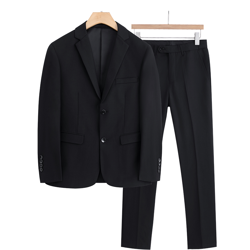 Romon Suit suit Men's Korean Style Slim-fit Jacket Bridegroom Wedding Dress Business Dress Casual Small Suit Men