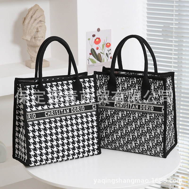 Nuevo bolso de moda de gran capacidad de alto grado de trabajo de cercanías bolsa de tela de almacenamiento ins