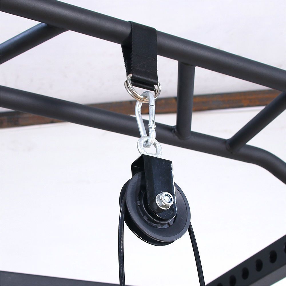 Fitness Equipment Homemade Accessories Household Large and Small Bird Wire Rope Pulley Hanging Wheel High and Low Pull Ring Fitness Pulley