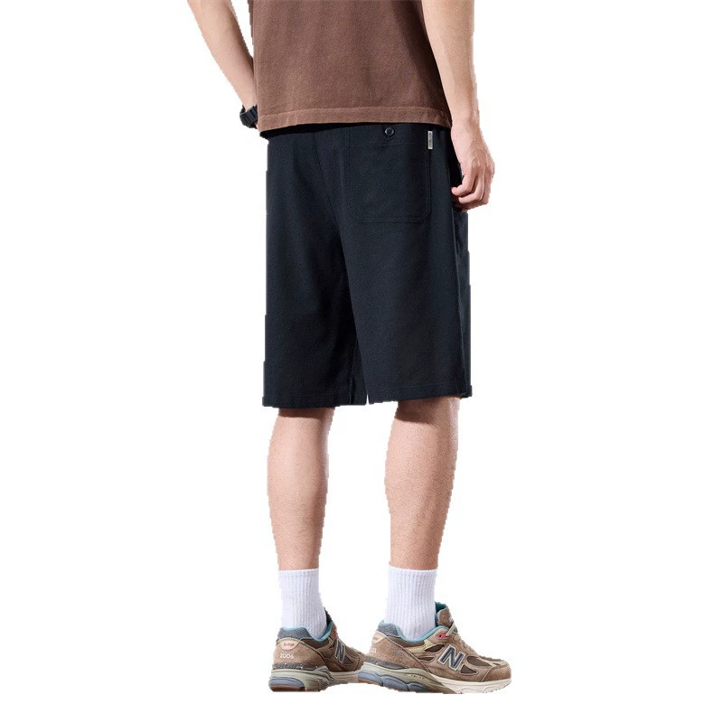 Summer shorts for leisure, sports trousers, elastic waist, cotton and linen