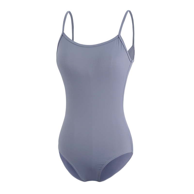 Ropa de baile para adultos y mujeres honda prueba de arte de verano Lycra ballet traje de gimnasia de alto tramo sin espalda traje de entrenamiento básico