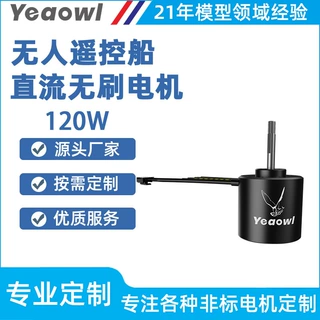 无刷防水IP68直流电机船舶外挂机清洁机器人无人遥控船潜水器马达