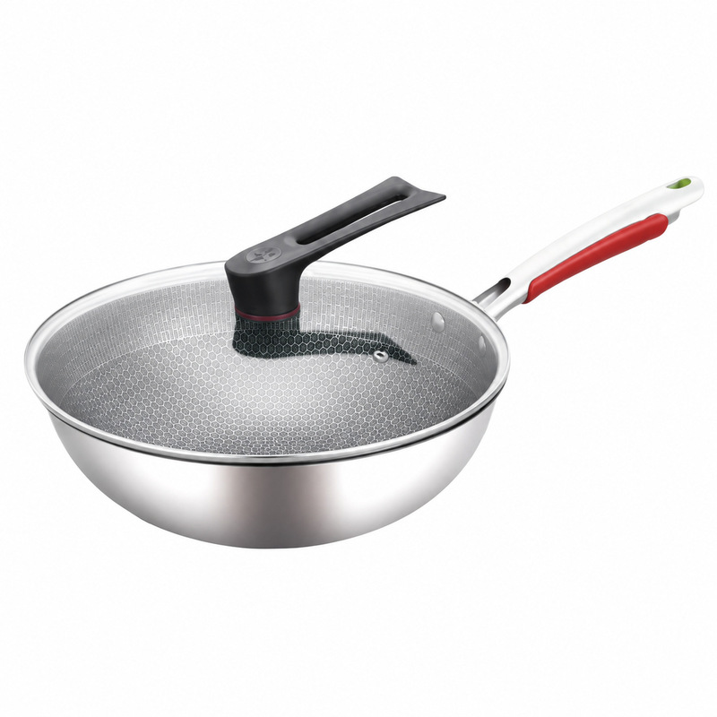 32cm Honeycomb Non-Stick Wok, a Gift for Cooking, Suitable for Home Use, Stainless Steel, Universal Non-Stick Wok 32cm Honeycomb Non-Stick Wok, a Gift for Cooking, Suitable for Home Use, Stainless Steel, Universal Non-Stick Wok