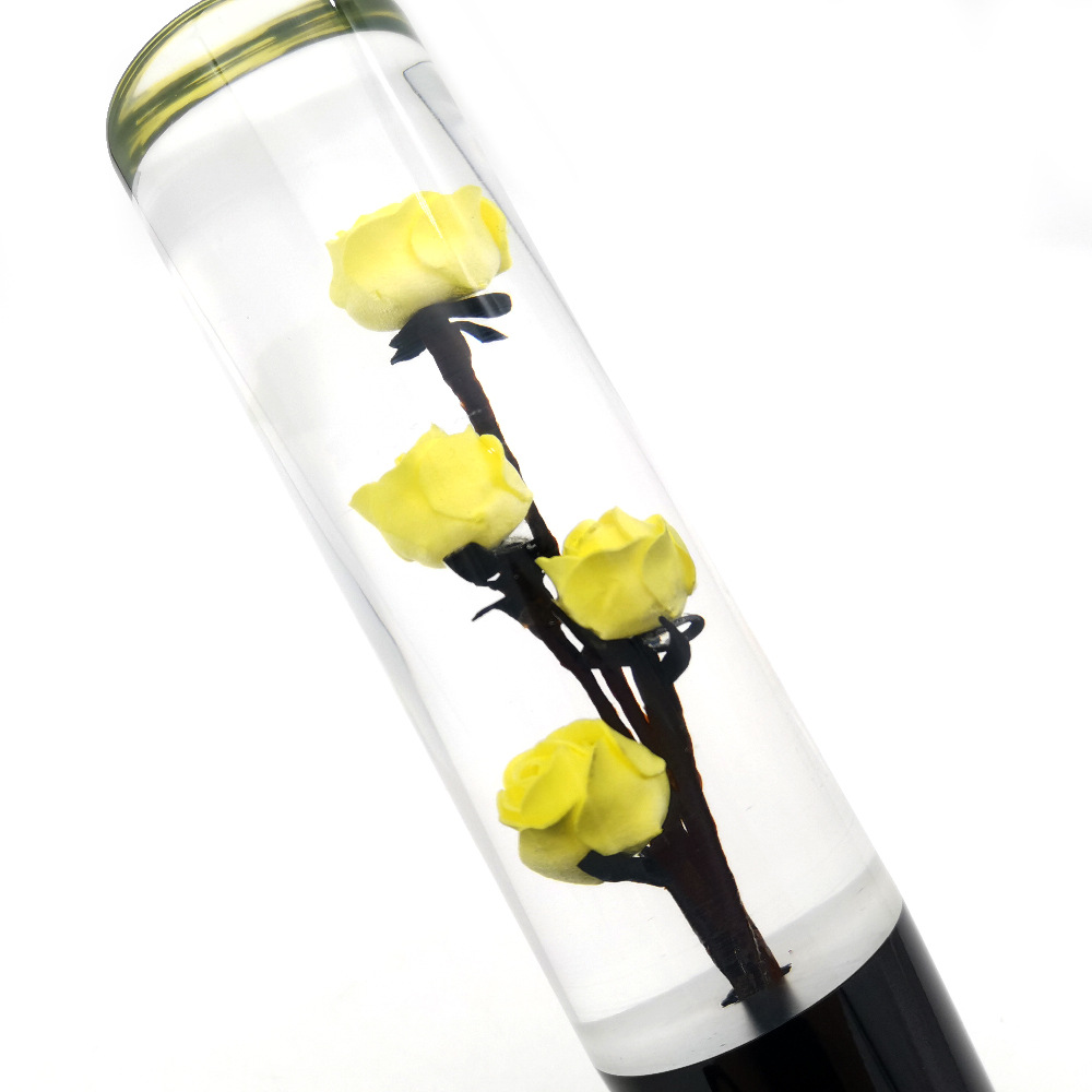 10/15/20CM Acrylic Crystal Rose Car Gear Shift Knob