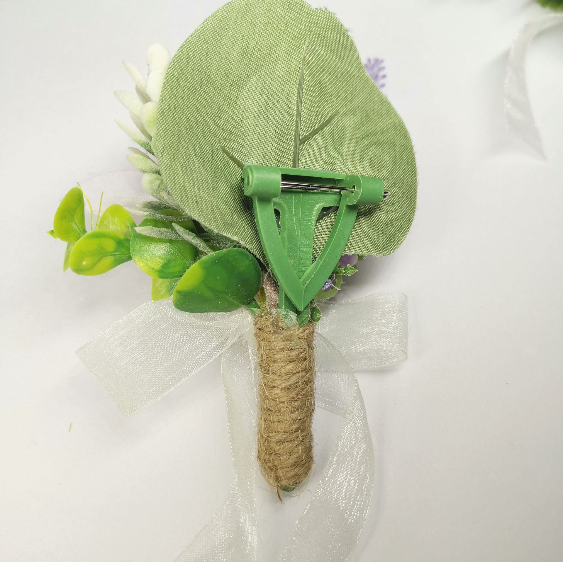 结婚胸花仿真百合胸花欧式伴娘高档婚礼伴郎迎宾嘉宾森系襟花