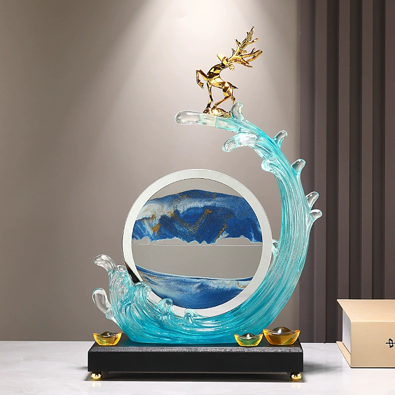 Fengshengshui из зыбучих песков картины украшения дома ТВ шкаф винный шкаф офис украшения открытие новоселье подарки