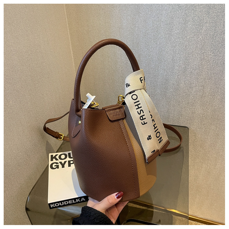 Borsa a tracolla secchiello donna autunno inverno borsa trendy spalla_voghion.com