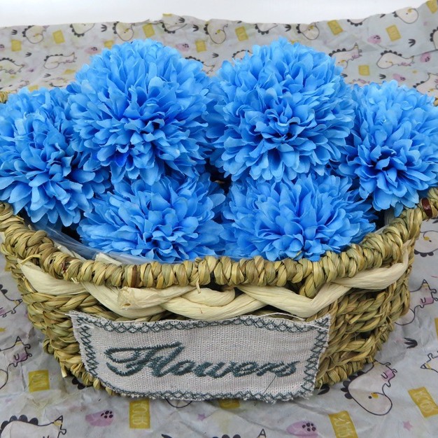 Pantalla fotográfica simulación bola pequeña cabeza de crisantemo colocación en casa ping pong crisantemo flor falsa decoración de auditorio de bodas accesorios de fotografía flor falsa