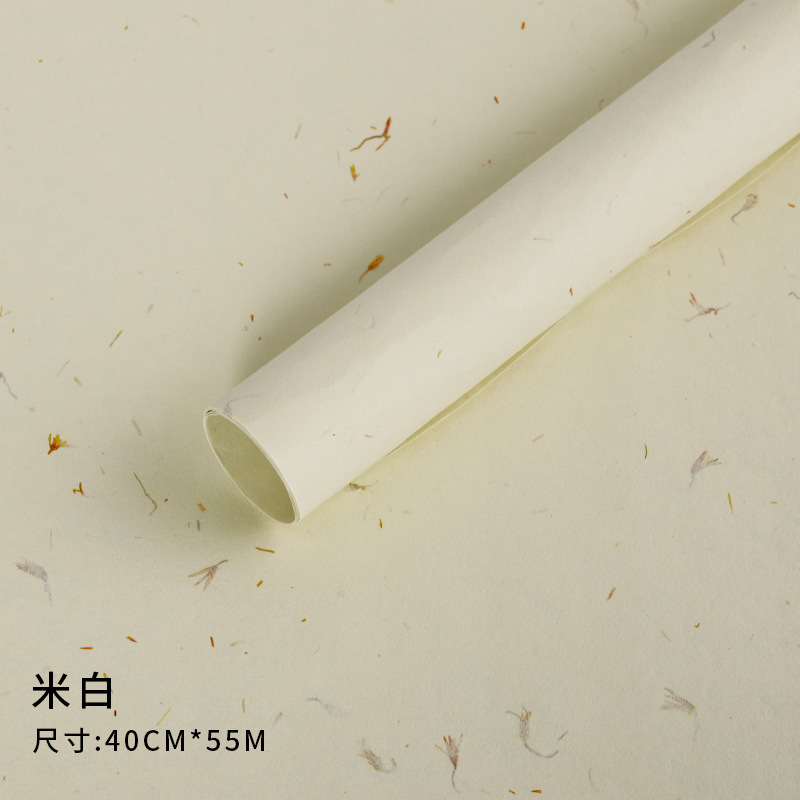 Nuevo papel de pétalo desmenuzado, papel de estilo, papel de embalaje de ramo, papel de embalaje de flores de alta calidad, papel Dongba, papel floral, lote