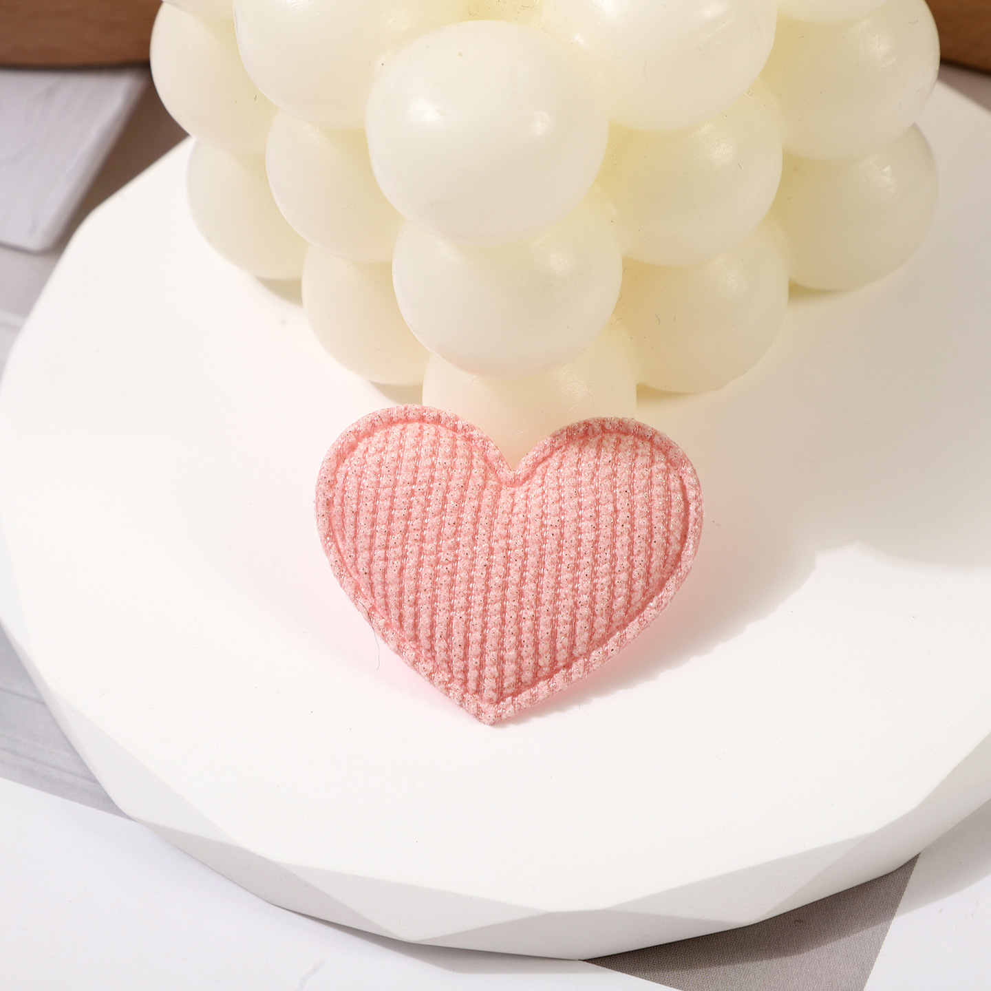 Nicho luz tela de lujo amor joyería Decoración Accesorios 2022 nuevos niños accesorios de pelo accesorios de ropa material