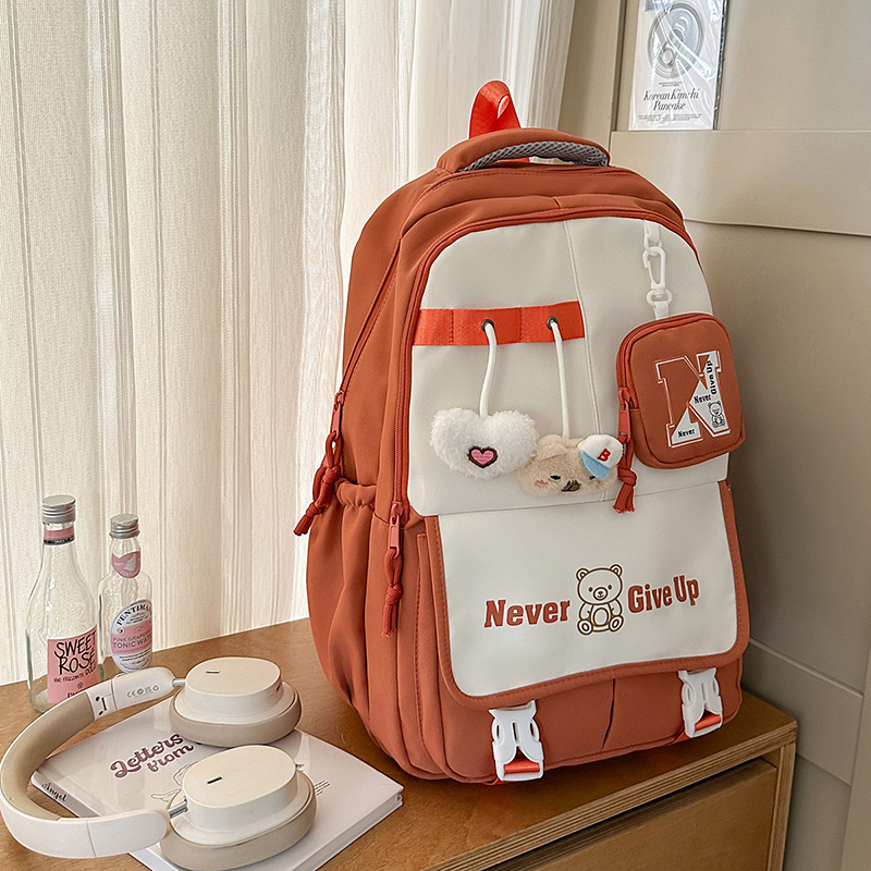 2025 nuevo estilo Mori ins de gran capacidad, alto valor, moda, lindo, simple y versátil, mochila para estudiantes de secundaria y preparatoria