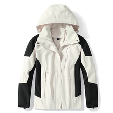 跨境工装夹克男女款春秋季外套户外冲锋衣运动服登山露营骑行服潮