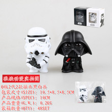 星球大战 Q版2代2款 摇头 黑武士白骑兵 车载 公仔 摆件 盒装手办