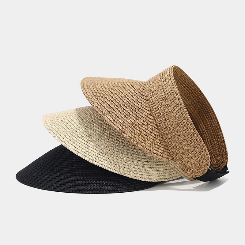Women's Elegant Basic Simple Style Solid Color Wide Eaves Sun Hat display picture 2