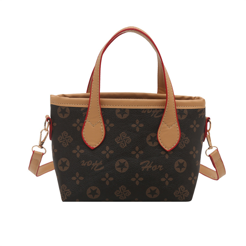 Vintage handtas met grote capaciteit voor dames schoudertas_voghion.com