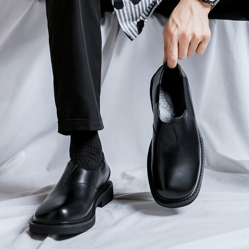 Летние мужские кожаные туфли, однополые для поездок на работу и вождения, дышащая деловая официальная обувь, нескользящая, дезодорирующая и водонепроницаемая кожаная обувь для шеф-повара.
