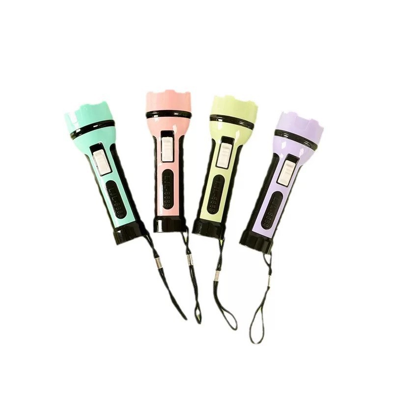 LED de plástico pequeño juguete luminoso antorcha electrónica de colgante conveniente para llevar pequeños regalos