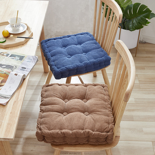 Thickened butt cushion futon office sedentary floor chair student classroom chair cushion butt cushion round heightening cushion