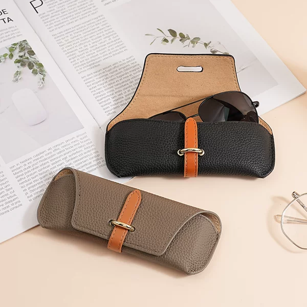 Sunglasses Bag Hanging Retro Exquisite Glasses Case Portable Sunglasses Protective Cover Travel Artifact Glasses Bag for Women