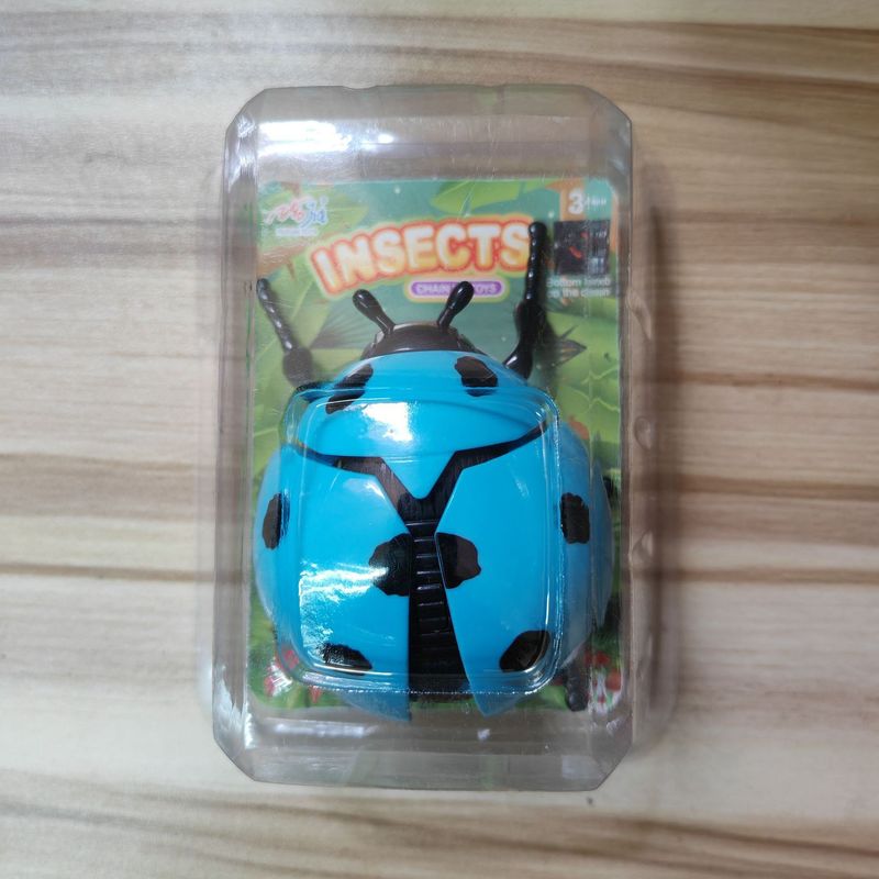 クリエイティブゼンマイ巻きシミュレーションファイティングカブトムシ蜂てんとう虫カブトムシユニコーン昆虫モデル知育玩具|undefined