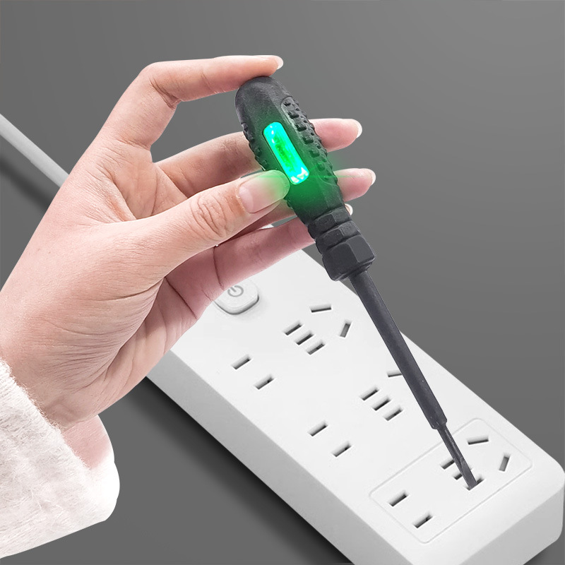 厂家批发测电笔测断线高亮彩光多功能螺丝刀检测验电试笔十字一字