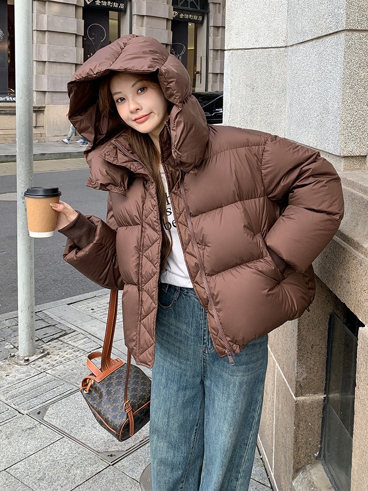 2026 nueva ropa de algodón de invierno corto de moda de algodón grueso estilo coreano suelto chaqueta de algodón de estilo occidental