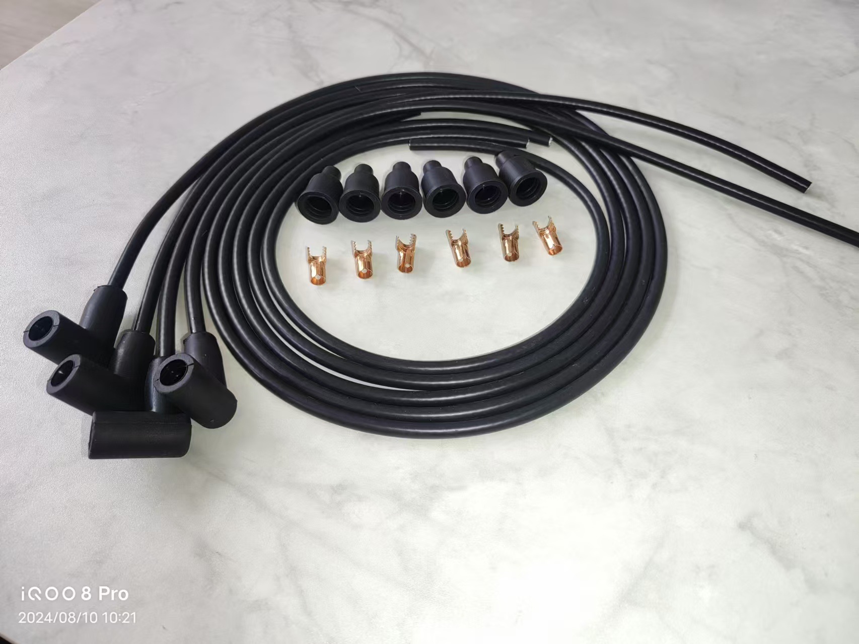 4-cylinder spark plug wire suit for Ford front 8N 9N12259B 9N Jubilee 2N