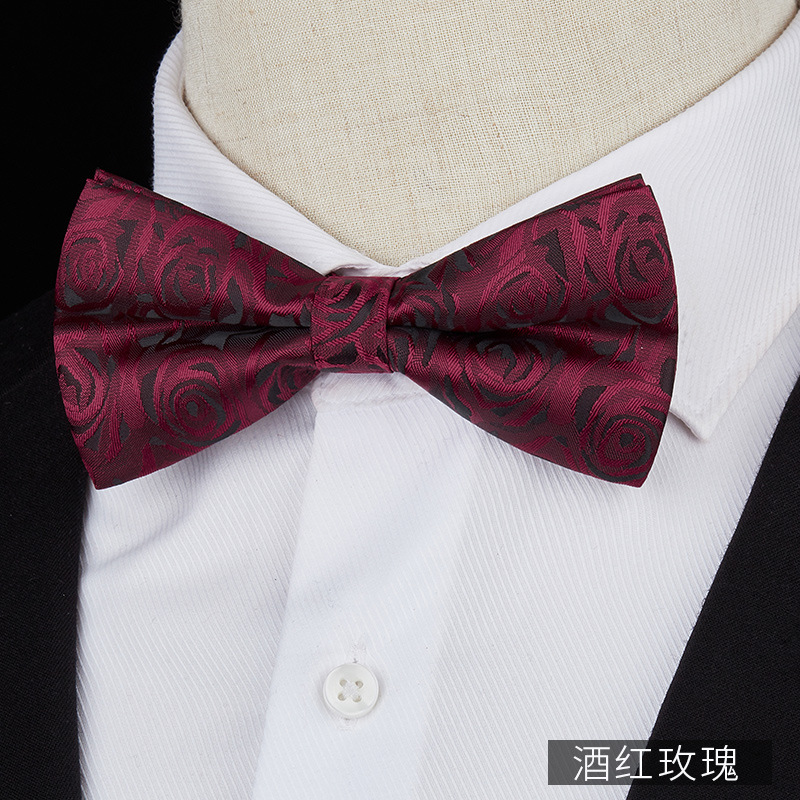 ↤↤↤버건디 로즈 나비넥타이 ↞↦↦