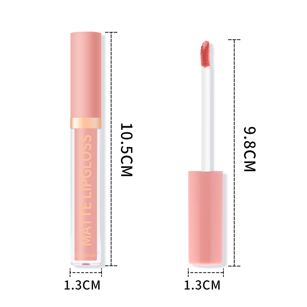 La surface miroir Carina Julystar offre une hydratation longue durée sans décolorer le brillant à lèvres._voghion.com