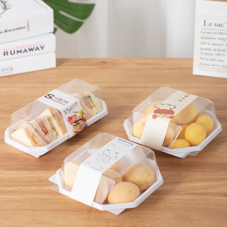 厂家批发雪媚娘包装盒三明治盒子肉松小贝蛋糕卷小泡芙西点打包盒