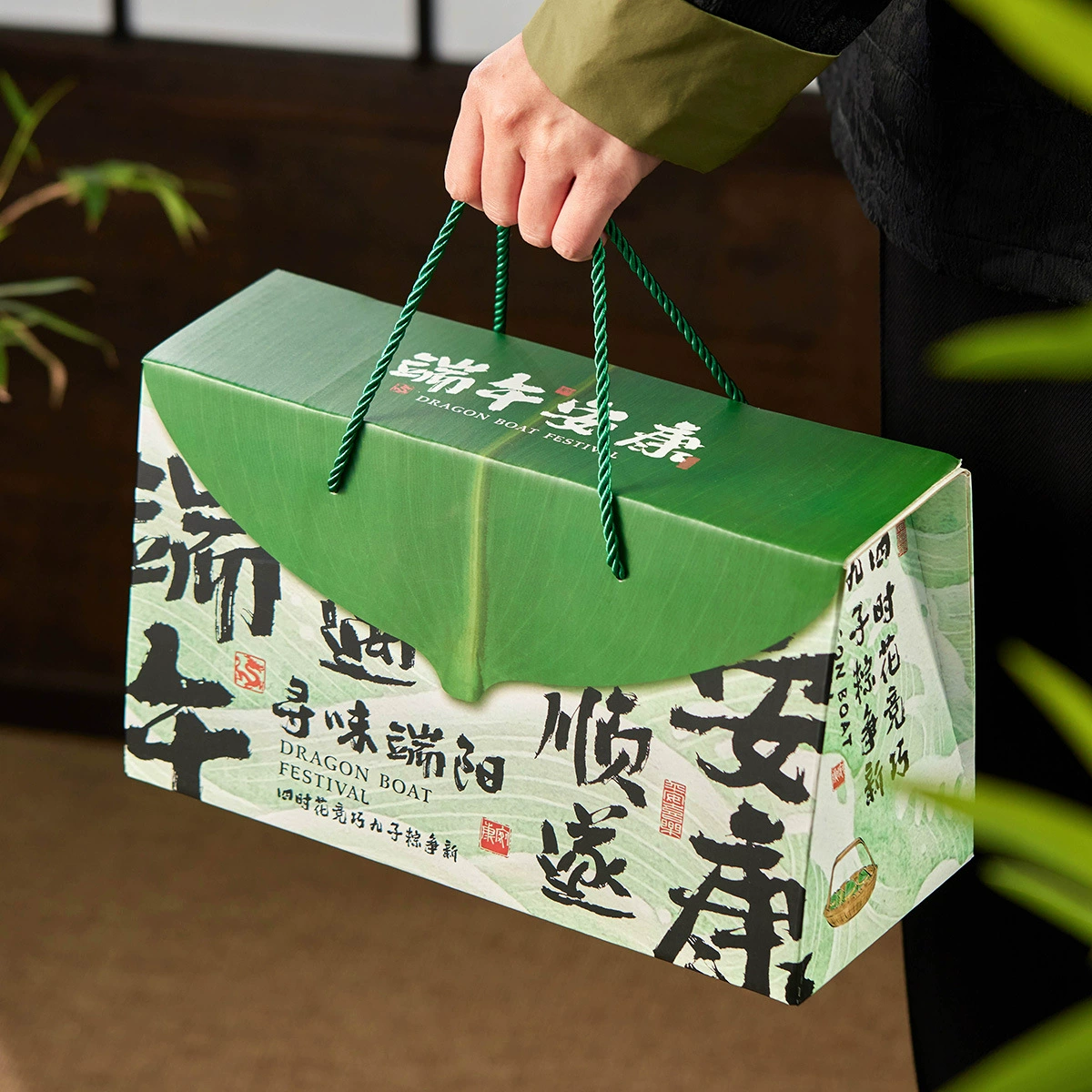 Новая коробка гофрированной упаковки пельменей Праздник лодок-драконов