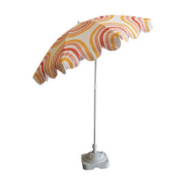 沙滩伞定制热转印定位涤纶布太阳伞户外遮阳花园庭院大雨伞批发