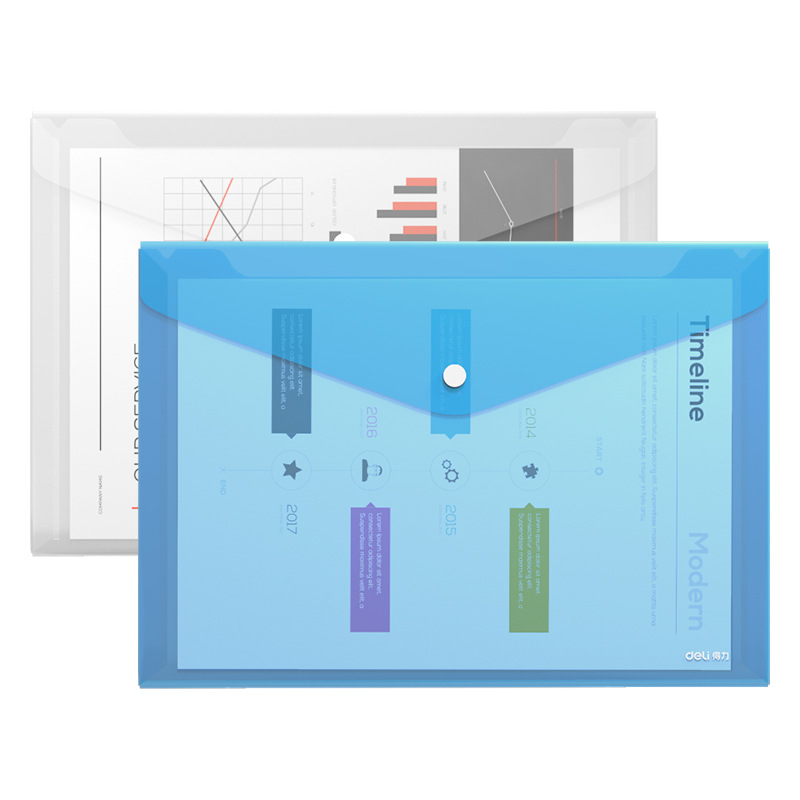Bolsa de archivos transparente de la fuerza de engrosamiento bolsa de archivo de clasificación bolsa de datos de cierre A4 bolsa de papel de prueba de almacenamiento de estudiantes bolsa de cierre