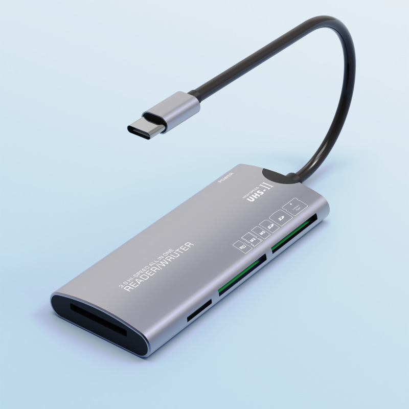 读卡器多功能USB3.0高速CF卡索尼MS相机SD/TF内存储卡XD适用苹果|undefined