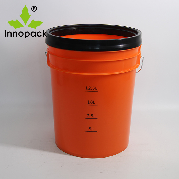 【厂家直销】5加仑橙色可印刷洗车桶套装包含伽马盖和滤网