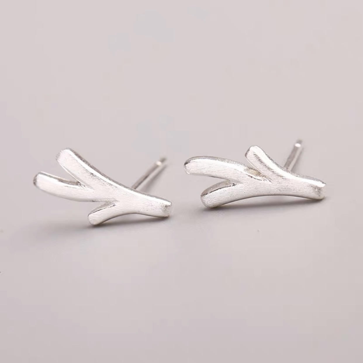 Unique Antler Earrings For Men, Minimalist Personalized Style_voghion.com