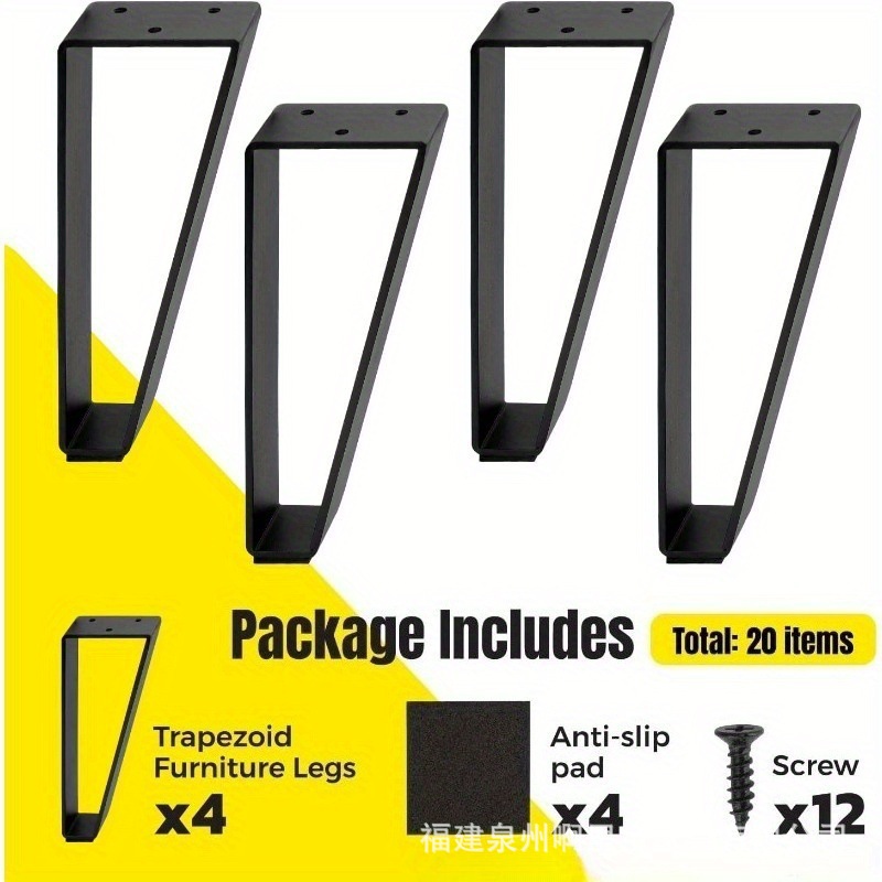 Soportes de Patas para Muebles de Metal Personalizable para Sofá, Mesa y Gabinete de TV