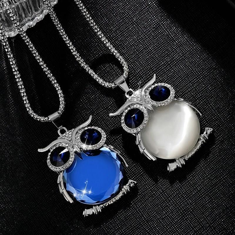 Corea del Sur estilo coreano collar largo del todo fósforo Cadena de suéter de las mujeres accesorios de ropa colgante boutique búho suéter cadena accesorios de moda