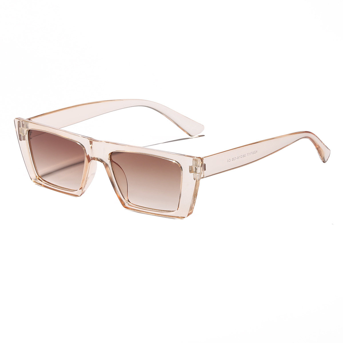 2022 nuevo transfronterizo europeo y americano cuadrado gran marco moda gafas de sol Street shot gafas de sol hombres y mujeres 97117