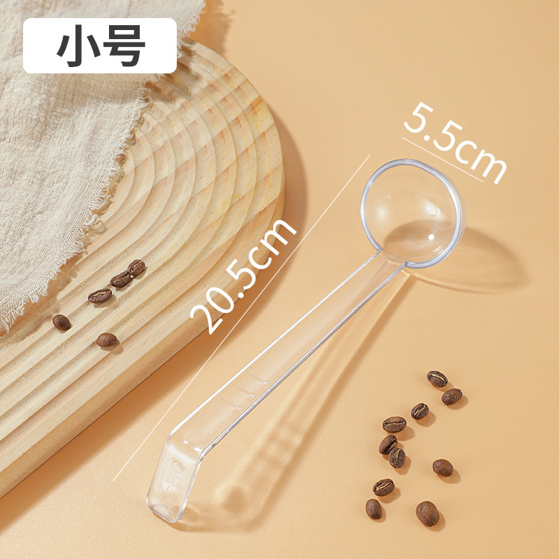 작은 투명 PC 스푼