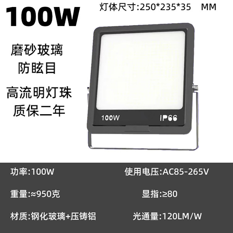 100W220V 백색광 눈부심 방지 베스트셀러 투광등
