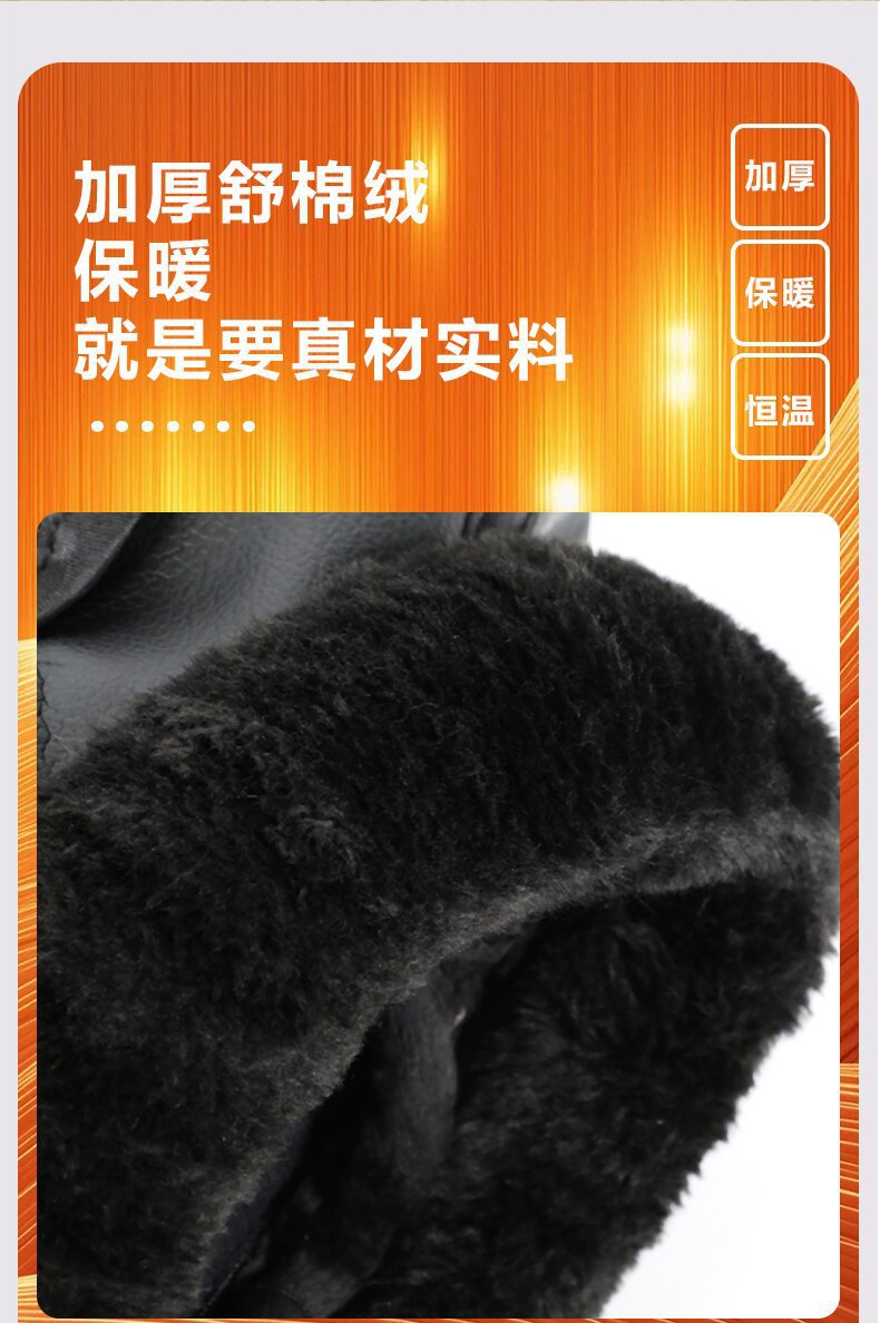 Winter electric bike handlebar covers, bicycle covers, waterproof, reflective, thickened, warm, windproof, cold-proof covers for folding bikes