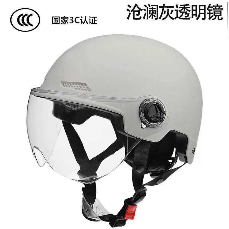 3C certified helmet, suitable for summer use, for Harley electric motorcycles and scooters, a simple and unisex motorcycle helmet