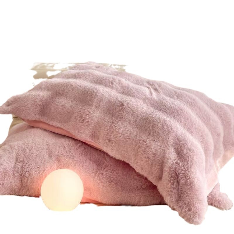 La leche de camisa de almohada cubierta de almohada de una sola cubierta de almohada de invierno hogar de gran tamaño agregado núcleo de almohada cubierta de revestimiento interior