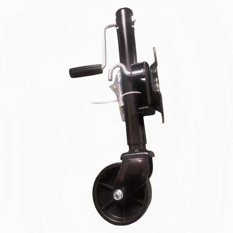 Venta caliente exterior de 6 pulgadas remolque americano Jack 1200 libras galvanizado lado sacudida rueda guía RV
