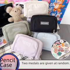 筆袋秋季新款jk中小學生文具包日系甜美可愛少女化妝包網兜收納包