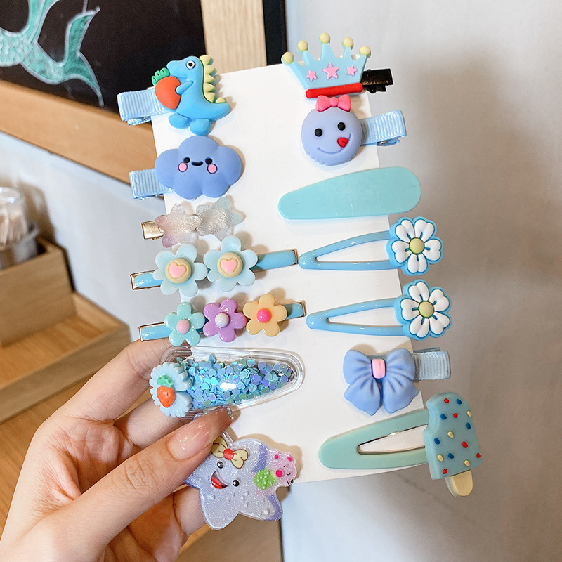 Clip de verano Corea del Sur lindo traje roto horquilla Accesorios para el cabello para niños