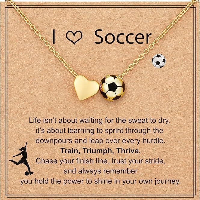 亚马逊新款爱心篮球项链运动风排球棒球锁骨链时尚友谊吊坠饰品